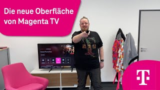 Telekom hilft News Die neue Oberfläche von MagentaTV [upl. by Wattenberg]