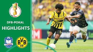 Underdog scores  1 FC Phönix Lübeck vs Borussia Dortmund 14  Highlights  DFBPokal First Round [upl. by Paza]