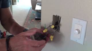 How to Remove Dimmable Light Switch Made Easy [upl. by Atalayah]