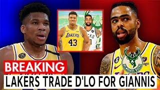 Trade DLo for Giannis Perk sends STRONG message to Lakers [upl. by Culhert]