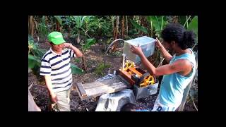 Light Echoes Ecos de Luz  Waterwheel project in Panama Proyecto de rueda Pelton en Panamá [upl. by Tav]