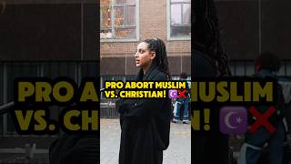 ☪️🤔 MUSLIM PROCHOICER VS CHRISTIAN [upl. by Notsuj845]