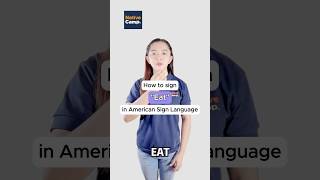 How to sign quotEatquot in American Sign Language [upl. by Nbi984]