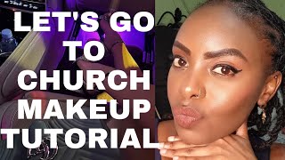 CLEAN CHURCH MAKEUP TUTORIALeasy classy elegant tutorial makeuptutorial selfimprovement [upl. by Koran136]