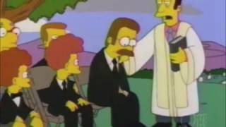 The Simpsons Maude Flanders Death Scene  Funeral [upl. by Center674]