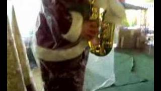 Babbo natale musicale con sax [upl. by Kcirnek]