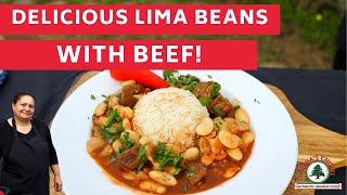 How to make Lebanese beef stew with fasolia lima beans [upl. by Zetnahs659]