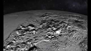 Animated Flyover of Pluto’s Icy Mountain and Plains [upl. by Annoyek]