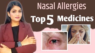 Nasal allergy treatment  dust allergy treatment  allergic Rhinitis best medicine [upl. by Greenland]