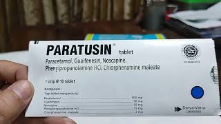 PARATUSIN solusi Obat BATUK PILEK DEMAM [upl. by Tsnre]