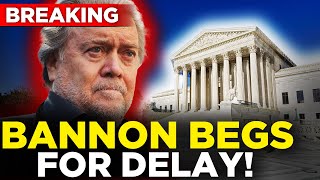 Steve Bannon Files Emergency Appeal Former Trump Advisor Pleads with Supreme Court to Avoid Prison [upl. by Dzoba371]