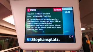 Hamburger HOCHBAHN AG  Ansage Stephansplatz  Fahrtende  Information zur U1 Sperrung [upl. by Mandy]