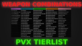 New World Weapon Combinations PVX Tierlist  The Best Weapon Combos [upl. by Calore]