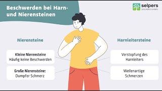 Das sind die Symptome von Harn und Nierensteinen Expertin informiert [upl. by Hsu]