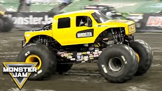 BroDozer amp Heavy D Freestyle Run in Tampa 2019  Monster Jam [upl. by Eiramnwad]