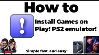 How to install games on Play the PS2 emulator for iOS [upl. by Eiramana]