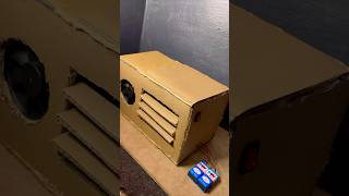 How to make a air cooler working model science project using cardboard shorts [upl. by Ruddie65]