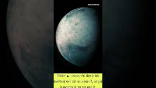 NASAs Stunning Images of Largest Moon in Our Solar System Hindi  largest moon shortsfeed shorts [upl. by Reivad403]