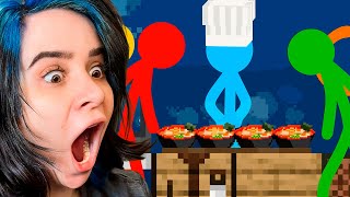 ANIMAÇÃO vs MINECRAFT THE CHEF Shorts Ep 32 REACT [upl. by Oicafinob854]