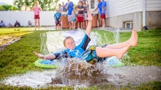 Upgraded Kids Slip and Slide [upl. by Hasty]