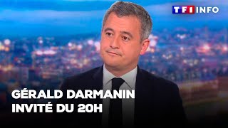 Loi immigration colère des agriculteurs  Gérald Darmanin invité du 20 heures [upl. by Diver205]