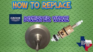 Grohe Diverter Valve replacement [upl. by Ecinaej480]