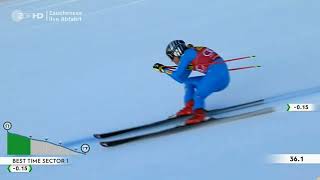 Sofia Goggia Crash😢 Zauchensee  Downhill Women 150122 [upl. by Daj]