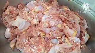 processing of chicken tocino using chicken culls part 1 [upl. by Galanti]