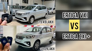 2022 Maruti Ertiga Zxi Plus Vs Ertiga Vxi Full Comparison ❤️2022 Ertiga Vxi Vs Zxi Plus [upl. by Ahsiekin]