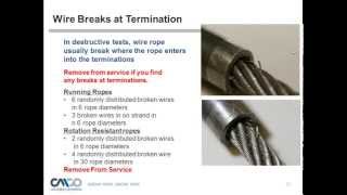 Safety Webinar Wire Rope Inspection and Maintenance for Your Underhung Hoist [upl. by Yramesor]