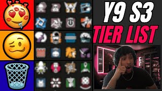 UPDATED TIER LIST Y9S3  RAINBOW SIX SIEGE [upl. by Ellivro803]