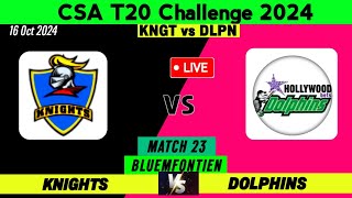 CSA T20 Challenge Live  Knights vs Dolphins  Match 23  CSA T20 Challenge Live Score [upl. by Jerrome360]