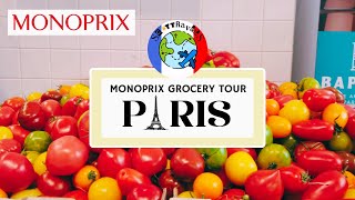 🛒 PARIS  MONOPRIX Grocery Tour Lets Go Shopping monoprix supermarket grocery france paris [upl. by Adnolaj]