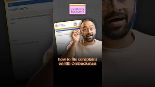 File Complaint against Banks  How to File Complaint on RBI Ombudsman TutorialTuesdays Ep4 [upl. by Charin65]