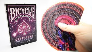 Deck Review  Bicycle Starlight Shooting Star Playing Cards HD [upl. by Sigfried]