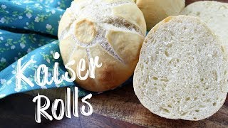 Kaiser Rolls  German Brotchen [upl. by Cutler497]