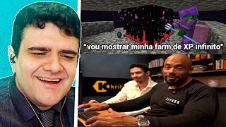 O MEME DO JULIO BALESTRIN JOGANDO MINECRAFT SE TORNOU REALIDADE [upl. by Yrak]