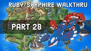 Pokemon RubySapphire Walkthrough  Part 28  Seafloor Cavern [upl. by Nylecyoj377]