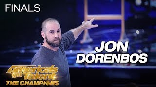 Jon Dorenbos Magician Delivers JawDropping Performance  Americas Got Talent The Champions [upl. by Neeliak]