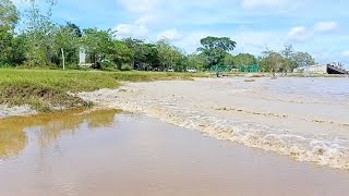 fenomena alam air pasang tiba tiba jadi gelombang [upl. by Esmond114]