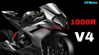 NewGen CFMoto 1000R V4 Revealed 🔥 Bring New Damon to The Motorcycle Industry [upl. by Bridgid691]