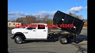 2016 RAM 4500 Roll Off Dumpster Truck 67L Cummins Diesel Switch N Go [upl. by Hajan566]