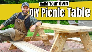 DIY Picnic Table Build [upl. by Prince]