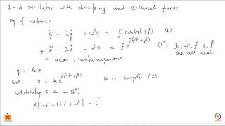 Forced Damped oscillations [upl. by Drolet]