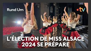 Les préparatifs de lélection de Miss Alsace 2024 à Kirrwiller [upl. by Malca]