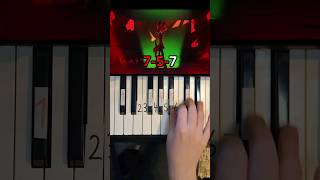 Alastors Breakdown Song Piano Tutorial shorts [upl. by Lebna]