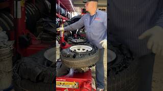 Dismounting a trailer tire tires [upl. by Lihka]