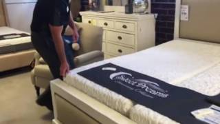 How To Keep XL Twin Mattresses From Separating Split King Adjustable Bed [upl. by Elin]