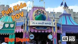 Full POV Ride It’s a Small World at Disney’s Magic Kingdom  4K [upl. by Jarek]