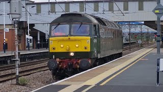 Westcoast railways 47815 quot Great Western quot passing Peterborough Kings X to Newark Northgate [upl. by Melina]